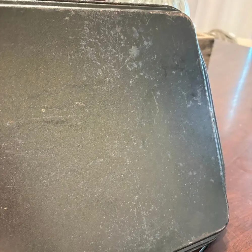 Vintage Dark Metal Non Stick Baking Sheet Cookie Pan Tray Pre-owned